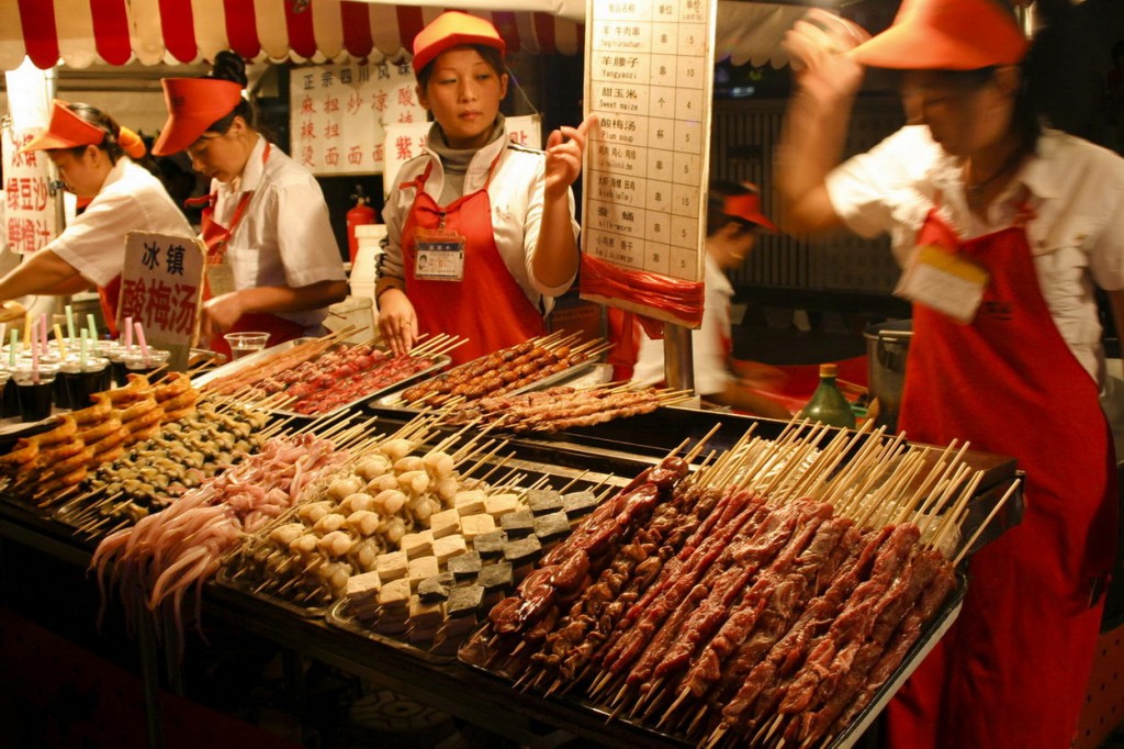 Mercado de Donghuamen Pekin