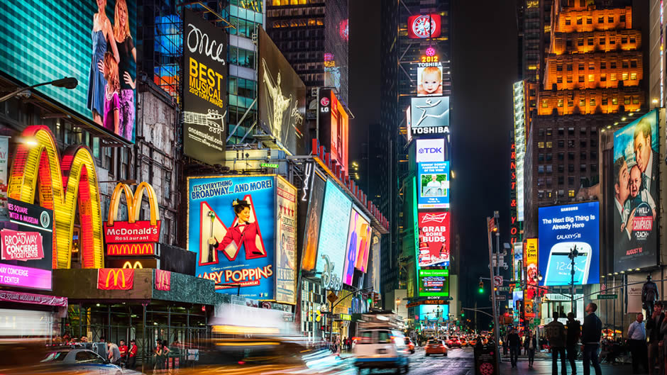 new york carteles luminosos Times Square New York new york carteles luminosos