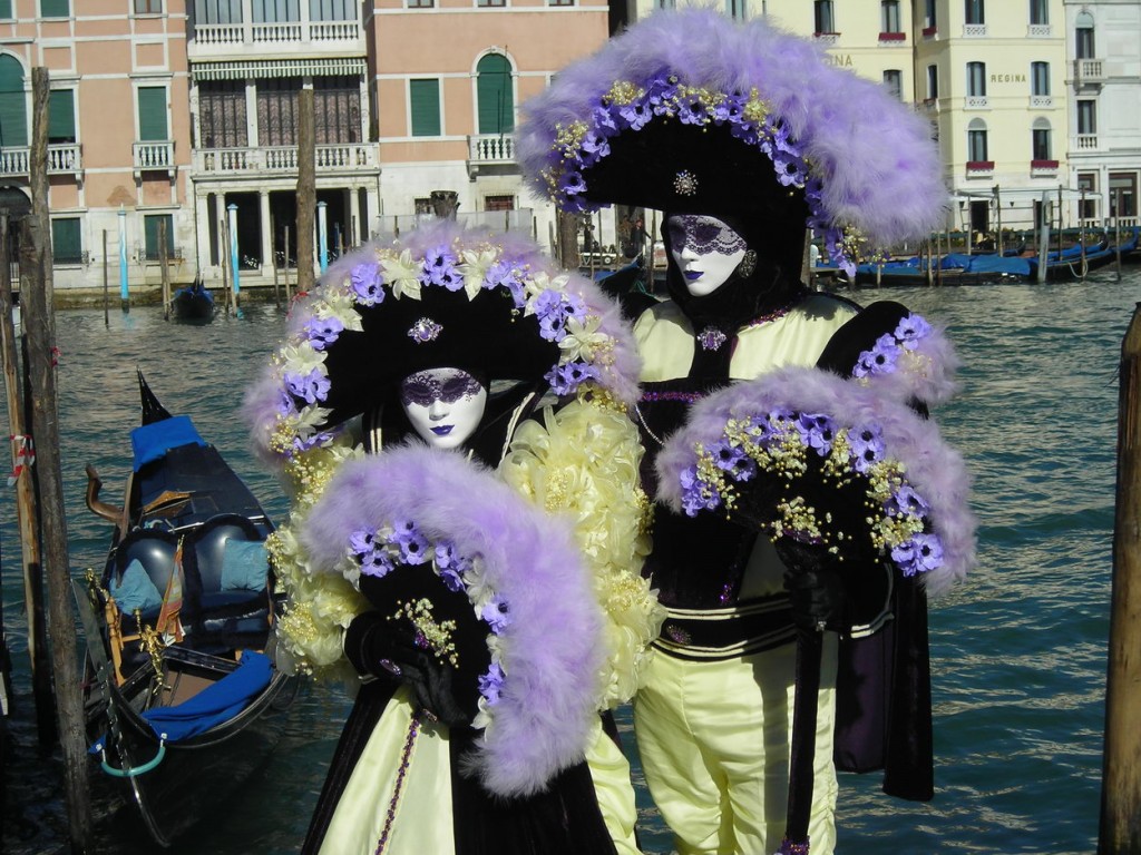 Disfraces y mascaras en el carnaval de venecia