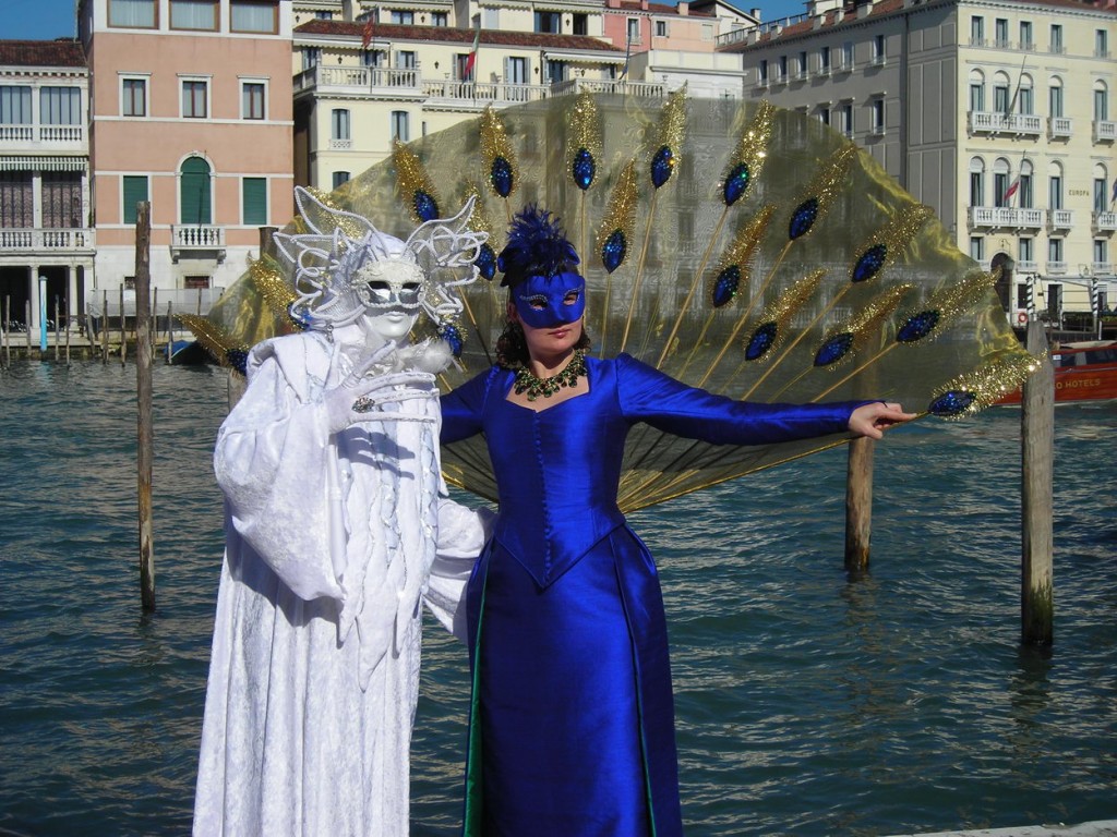 Disfraces y mascaras en el carnaval de venecia