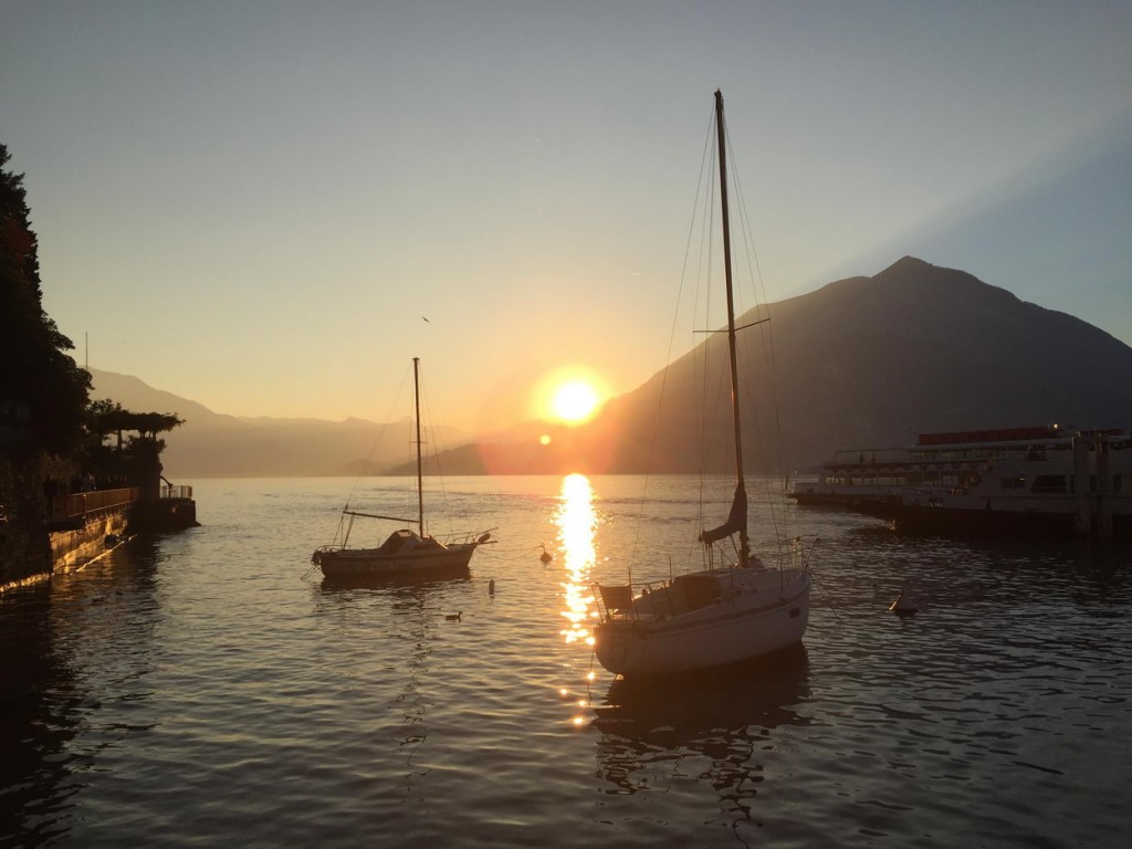 Atardecer en Lago di Como
