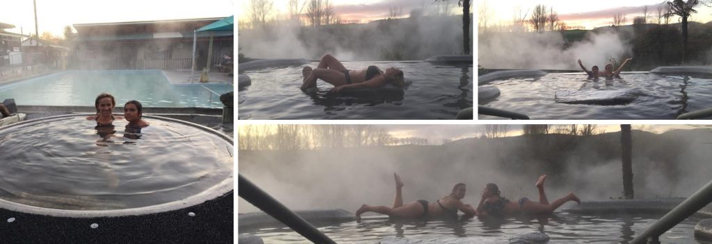 Bañarse en una de las piscinas “termales” de Rotoroua