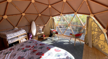 Lugares románticos: Geodomo en Francia